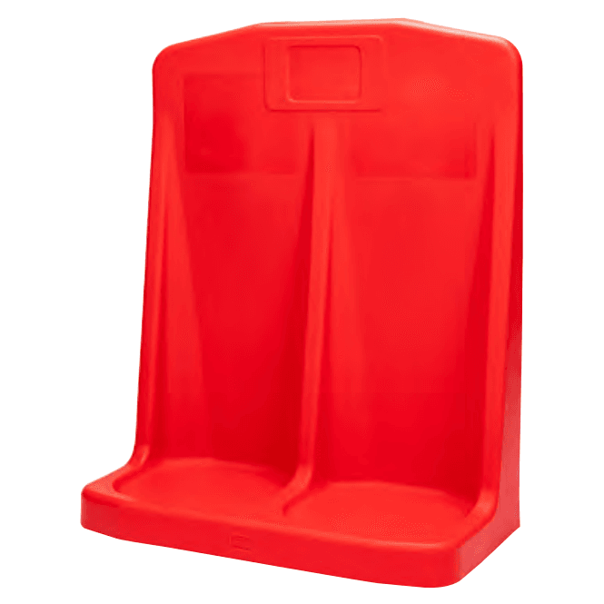 Jactone Double One Piece Extinguisher Stand - Red