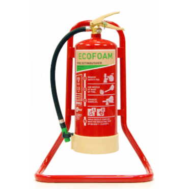 Single Metal Extinguisher Stand - Red