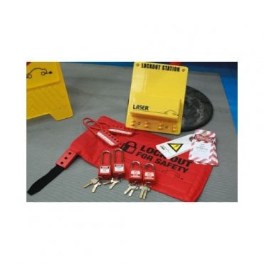 Laser Tools Combined Lockout Station Kit