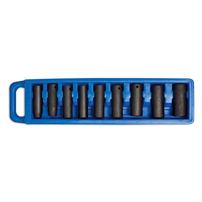 Laser Tools Deep Impact Socket Set 1/2inch D 9pc