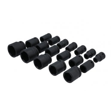 Impact Socket Set 1/2inch D 18pc