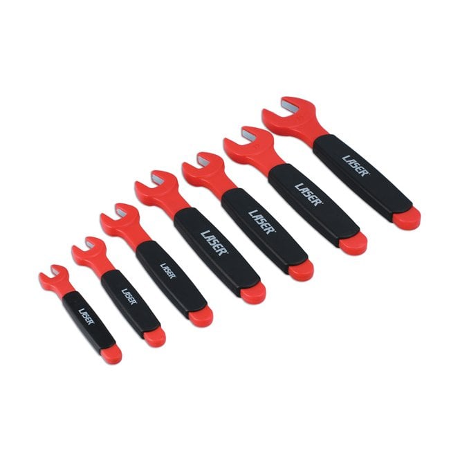 Laser Tools  Insulated Open Ended Spanner Set 7pc