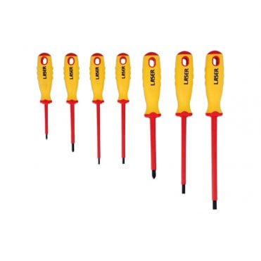 Laser Tools Insulated Screwdriver Set 7pc