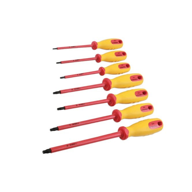 Laser Tools  Insulated Star Screwdriver Set 7pc