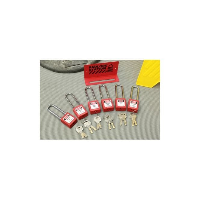 Laser Tools  Padlock Station Kit incl Long Shackle Padlocks