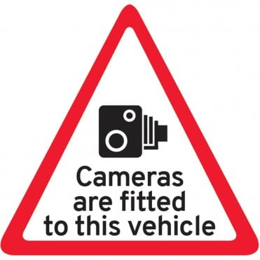 Camera Fitted Triangle Sticker
