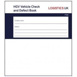 Nil Defect Lorry Walk Around Check Book – 50 Duplicate Pages, HGV Truck, 5-Pack