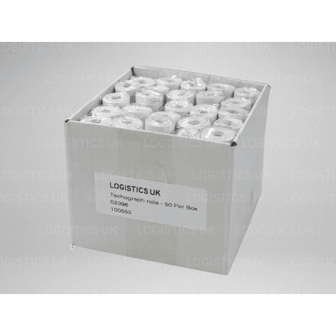 Logistics UK Tachograph Rolls - Box of 50