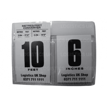 Variable Cab Height Indicator with Conversion Chart