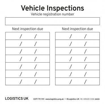 Vehicle Inspection Sticker