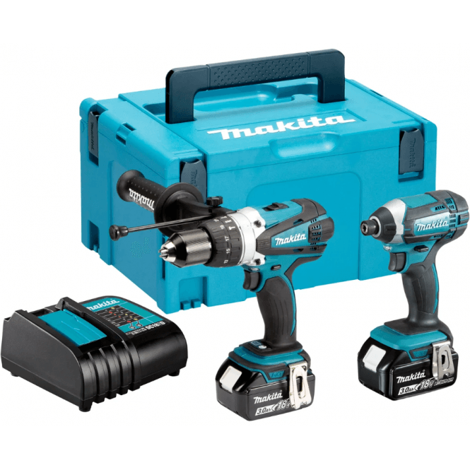Makita  DLX2145 LXT 18V Combi Drill and Impact Driver Twin Pack (2 x 3.0Ah Batteries)