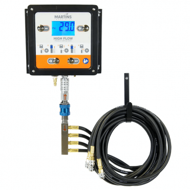 Automatic Inflator High Flow 150 PSI incl. 4x 8ft hoses