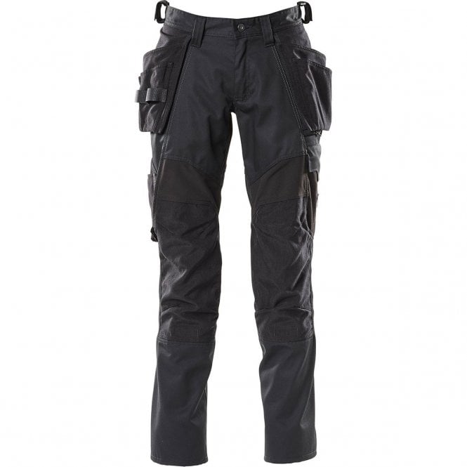 MASCOT  ACCELERATE 18531 Black Work Trousers with Holster Pockets