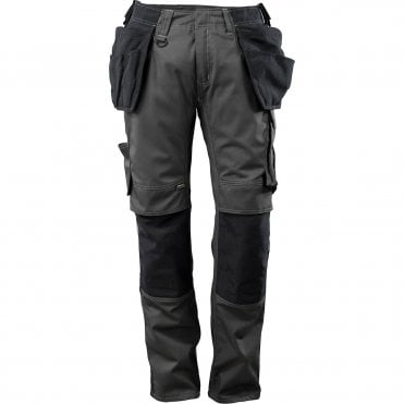 MASCOT UNIQUE Kassel Anthracite/Black Trousers with Kneepad Pockets