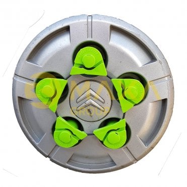 17mm Double Pointer Wheel Sentry Kit 5 Stud PCD C/W Safe Band - Set For 4 Wheels