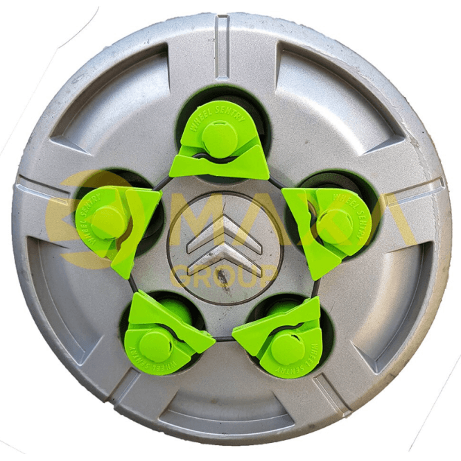 Maxa 21mm Double Pointer Wheel Sentry Kit 5 Stud Pcd C/W Safe Band - Set Of 4