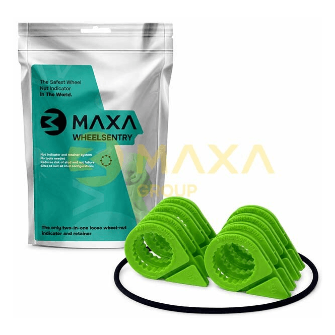 Maxa 30mm Low Profile Wheel Sentry Kit 8 Stud 275mm C/W Safe Band - Set For 4 Wheels