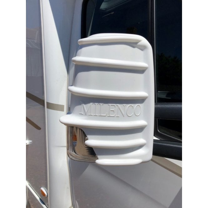 Milenco Mercedes Sprinter Twin Arm Mirror Protector – White