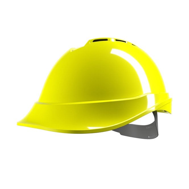 MSA MSA V-GARD 200 VENTED SAFETY HELMET HI VIS YELLOW