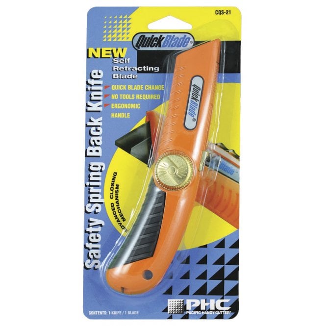 Pacific Handy Cutter Pacific Handy Cutter SAFETY SPRING BACK KNIFE