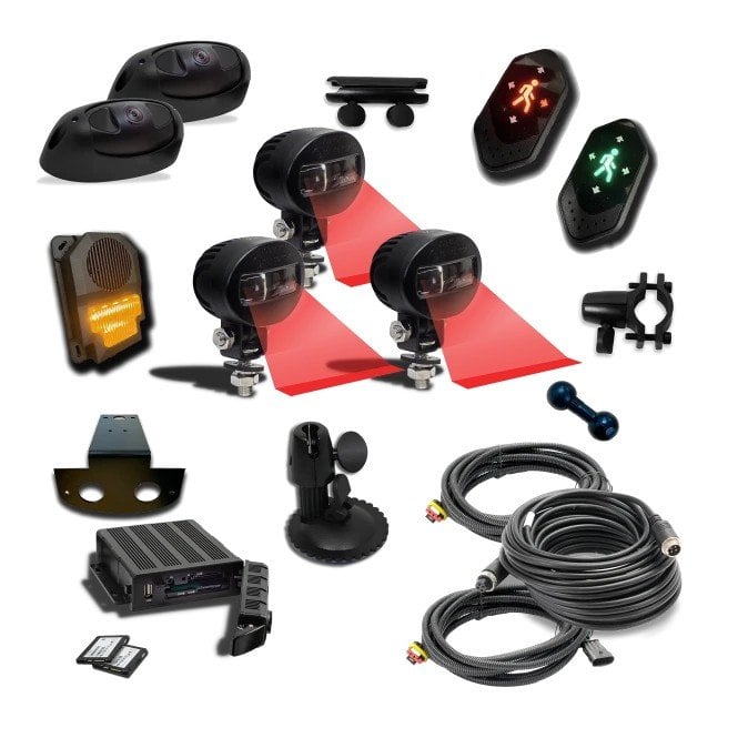Parksafe Group ZONEAI 2 Camera AI HFR for FLTs with DVR Recording and Auto Uploads