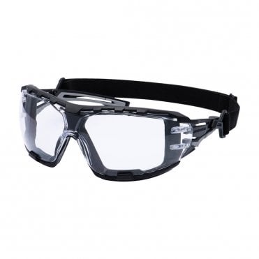 Anthracite Wraparound Plus Safety Glasses - Clear