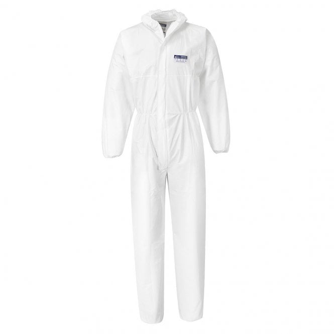 Portwest BizTex Microporous Coverall Type 5/6 (Pk50) - White