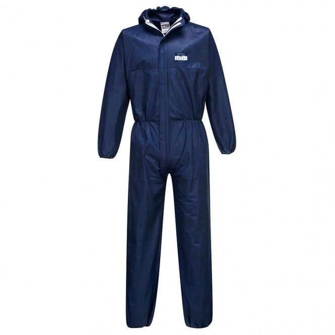 Portwest BizTex SMS Coverall Type 5/6 (Pk50) - Navy