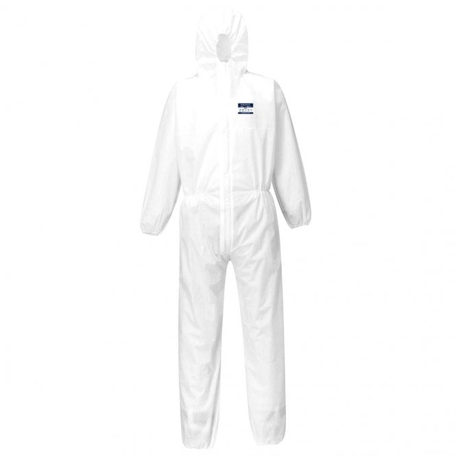 Portwest BizTex SMS Coverall Type 5/6 (Pk50) - White