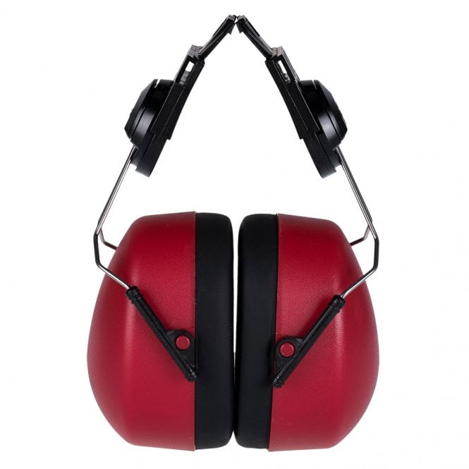 Portwest Clip-On Ear Defenders - Red