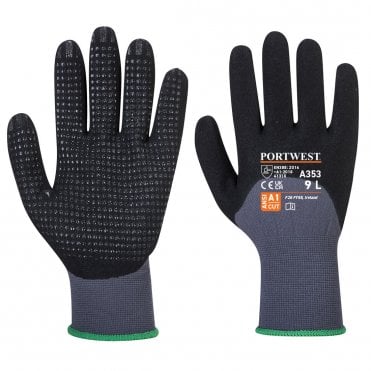 DermiFlex Ultra Plus Glove - Grey/Black - L