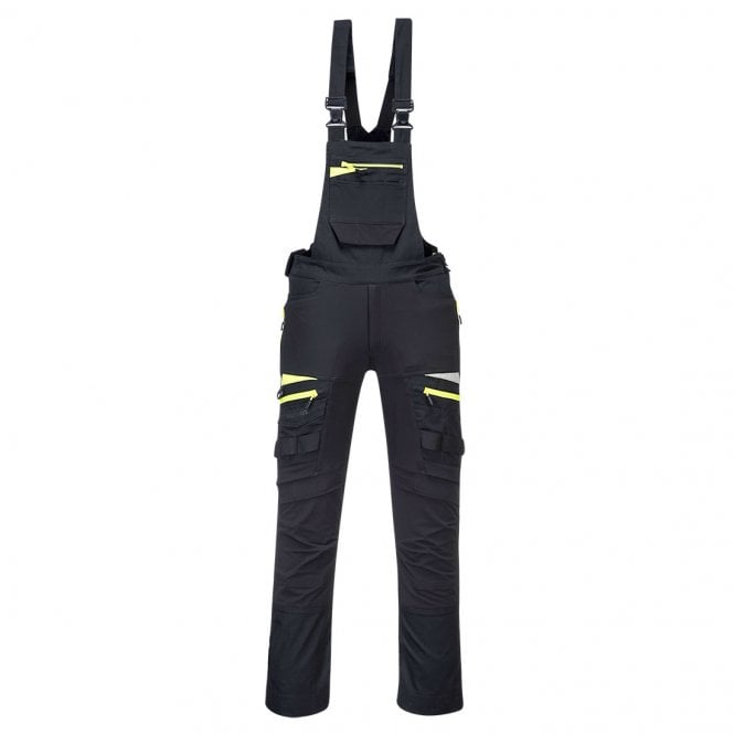 Portwest DX4 Work Bib and Brace - Black