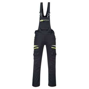 DX4 Work Bib and Brace - Black