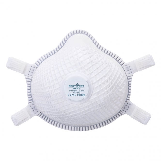 Portwest ERGONET FFP3 Valved Dolomite Respirator (Pk5)