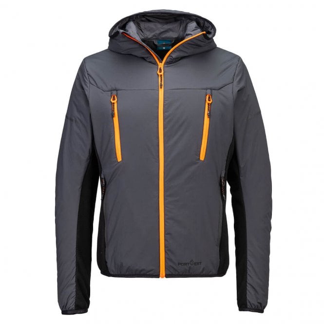 Portwest EV4 Insulated Hybrid Jacket - Metal Grey Tall