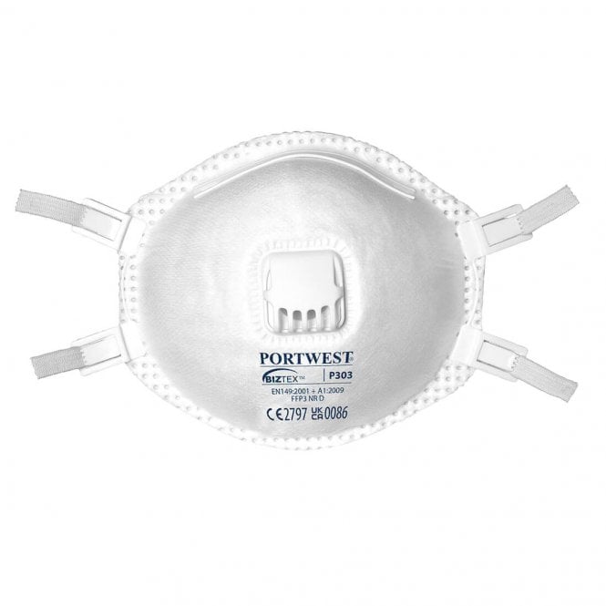 Portwest FFP3 Valved Dolomite Respirator (Pk10)