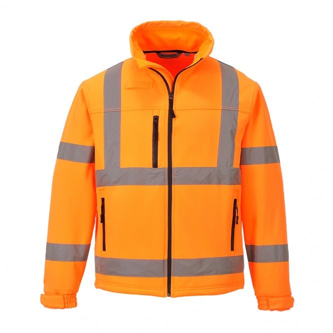 Portwest Hi-Vis Classic Softshell Jacket (3L)- Orange