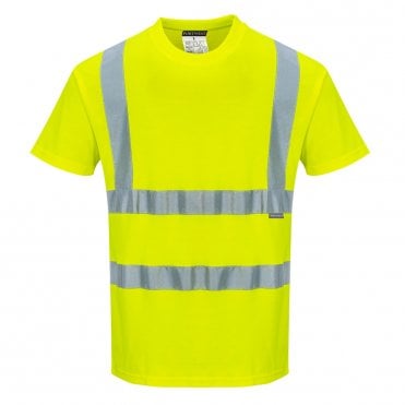 Hi-Vis Cotton Comfort T-Shirt S/S - Yellow