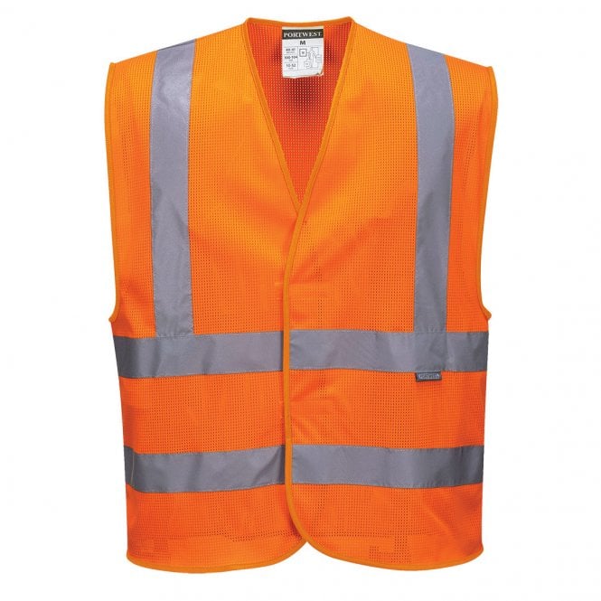 Portwest Hi-Vis Mesh Band and Brace Vest - Orange