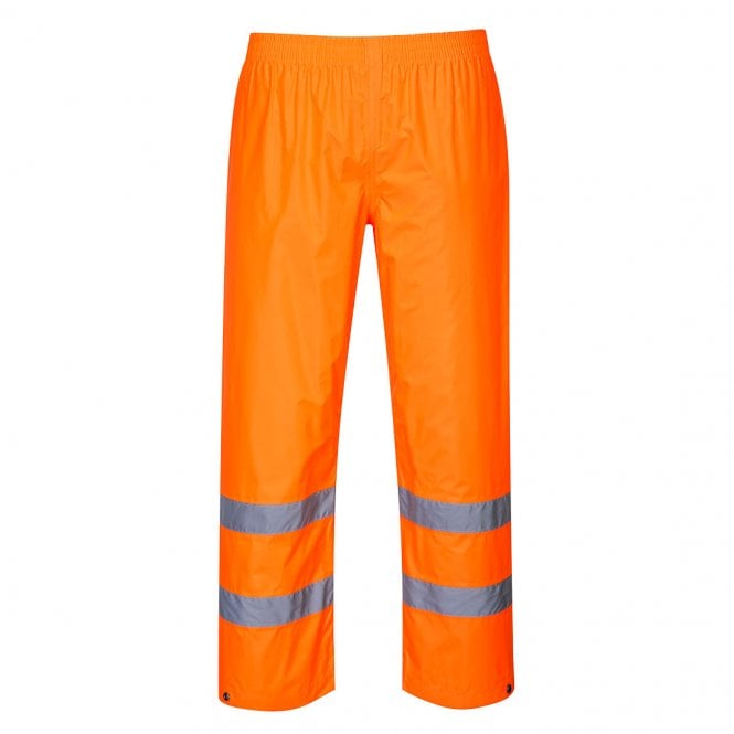 Portwest Hi-Vis Rain Trousers - Orange