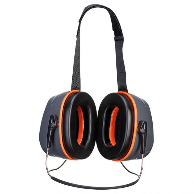 Portwest HV Extreme Ear Defenders Neckband - Grey/Orange