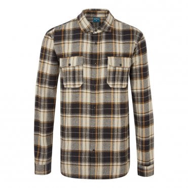 KA3 Check Shirt - Black