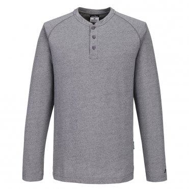 KA3 Henley T-Shirt L/S - Zoom Grey