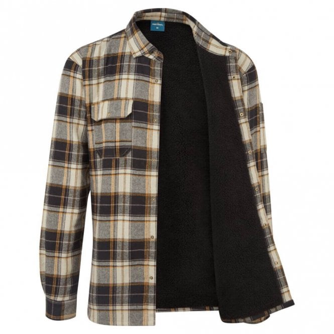 Portwest KA3 Sherpa Lined Check Shirt - Black
