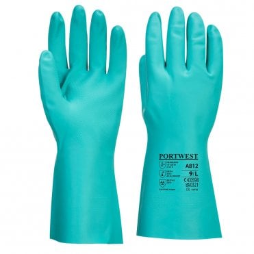Nitrosafe Plus Chemical Gauntlet - Green - Pack of 12
