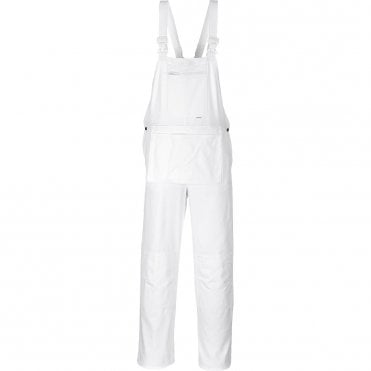 Painters Bolton Bib and Brace - White