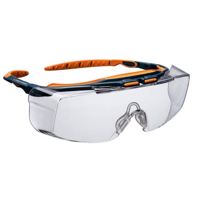 Portwest Peak OTG Safety Glasses - Clear
