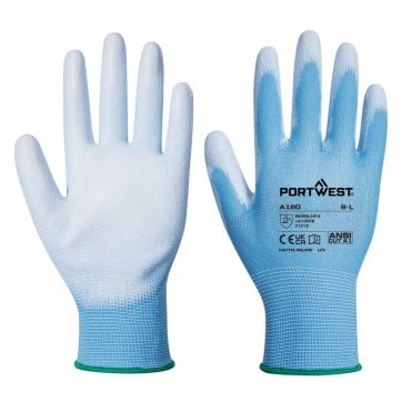 PU Palm Glove - Blue - Pack of 12