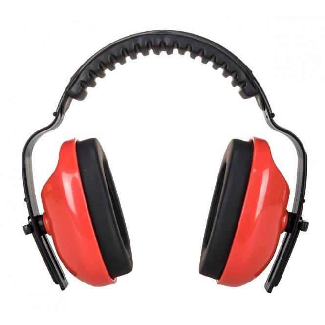 Portwest PW Classic Plus Ear Defenders - Red