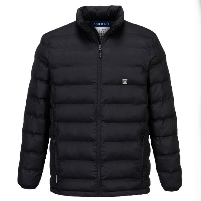 Portwest Ultrasonic Heated Tunnel Jacket - Black